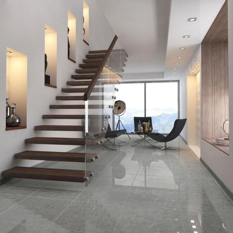 Porcelanato Plata Cementicio 60x60cm 1.44m2 Always