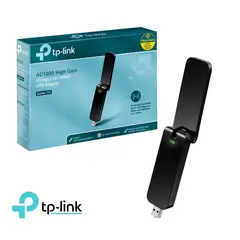 TP LINK - Adaptador TP-Link Usb Inalámbrico 2 Bandas Archer T4U Ac1300