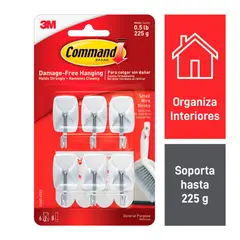 COMMAND - Gancho Alambre Peq X6