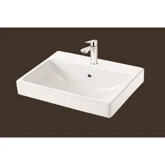 TREBOL - Lavatorio para Sobreponer Belize Rectangular Blanco