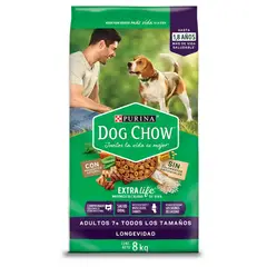 DOG CHOW - Adultos 8kg de Pollo, res y cerdo todas las razas
