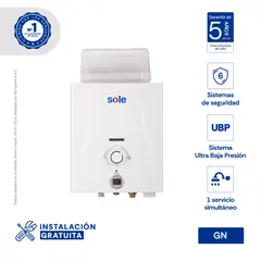 Sole - Terma a Gas GN Control Total 5.5 LT con Accesorios