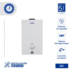 Sole - Terma a Gas GN Control Total 10 LT con Accesorios