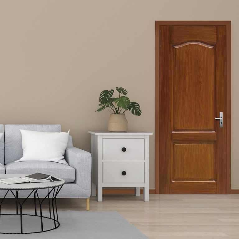 Puerta Interior Combo (Marco+Bisagras) Milano Sapelli AS 85x210cm Madera