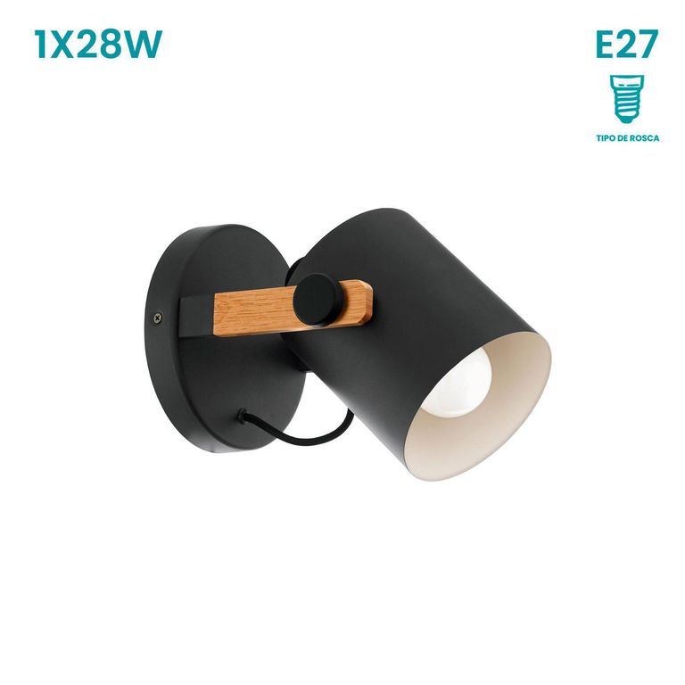 Lámpara de Pared Hornwood 1 Luz E27