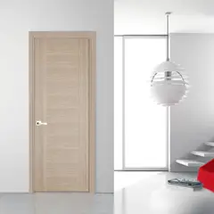 ARES - Puerta Principal Montreal HDF 4Mm Hr Pet Txt Teka Mix 42X850X2070Mm Relleno Sauerland Tubular Embolsado