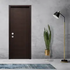 ARES - Puerta Senegal HDF 4Mm Hr Pet Txt Wengue Mix 42X850X2070Mm Relleno Sauerland Tubular Embolsado