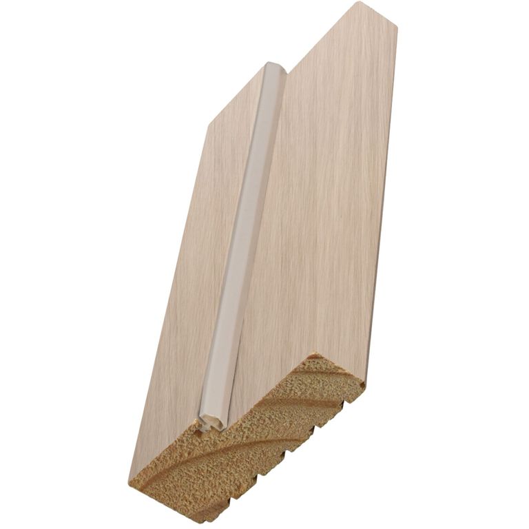 Marco Ontario Pino Finger Clear C/Pet Txt Teka Recto 32X90X2120Mm (Vano 100) C/Rebajo 49 C/Burlete Simple