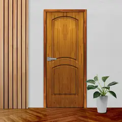 ARES - Puerta de madera Principal Amelia Solida Alistonada Pino 40X850X2070Mm Embolsado