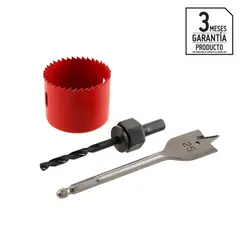 BAUKER - Set para Instalara Cerradura 3 Piezas