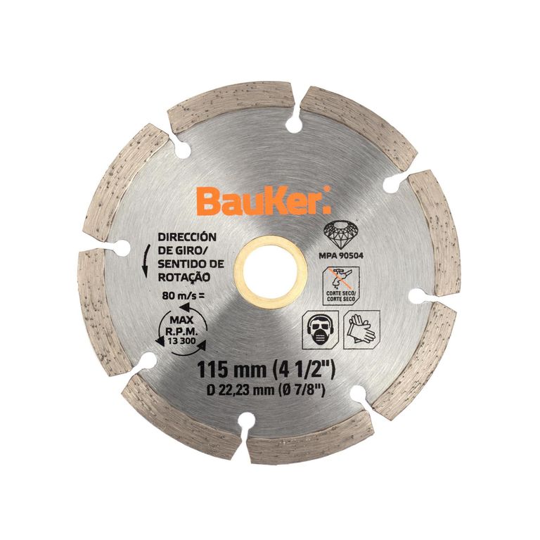 Disco Diamantado Segmentado para cerámica 4 1/2"