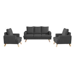 CASA BELLA - Juego de Sala 3-1-1 + Banqueta Verona