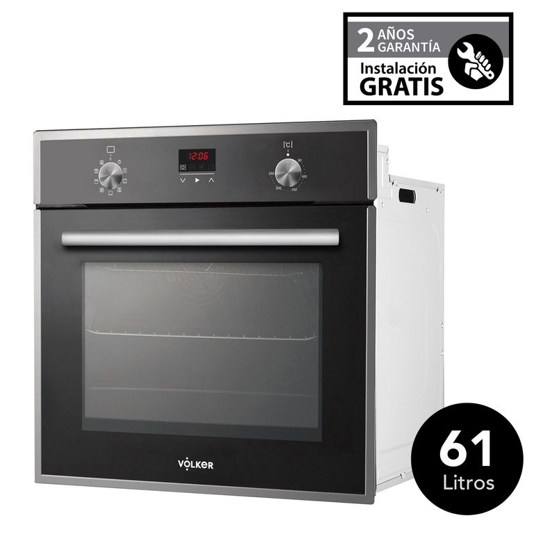 Horno Empotrable Eléctrico 65 Lt MEM619 Negro