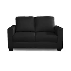 CASA BELLA - Sofá 2 Cuerpos Milán Negro