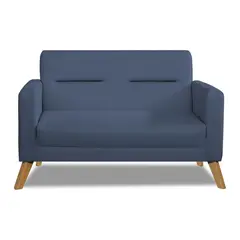 CASA BELLA - Sofá 2 Cuerpos Bolzano Acero