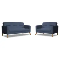 CASA BELLA - Juego de Sala 3-2 Cuerpos Bolzano Acero