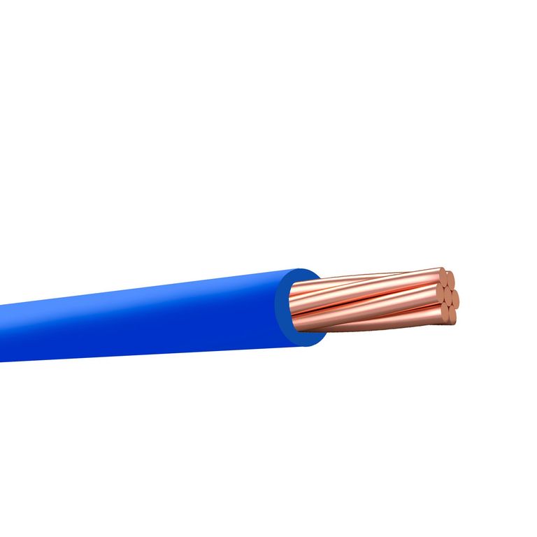 Cable THW 12 AWG 450/750V Azul 25 Metros