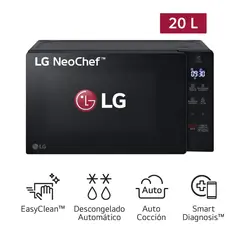 LG - Microondas MS2032GAS 20 L