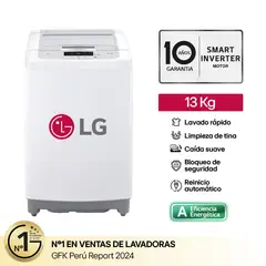 LG - Lavadora WT13WPBK 13 Kg