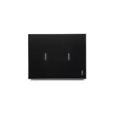 VETO - Conmutador Doble Smart Plura Negro