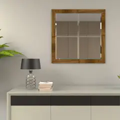 TUHOME - Espejo Olivo Cuadrado
