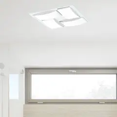 EGLO - Lámpara de Pared LED Wasao 1 Gris/Plata