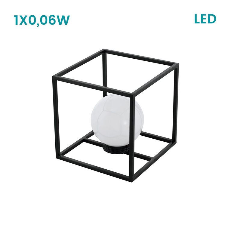 Lámpara de Mesa LED Z Solar Negro