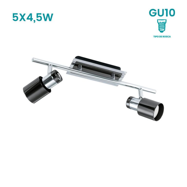 Lámpara de Pared Davida 1 5L GU10 Negro