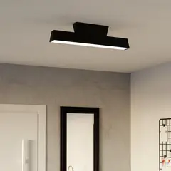 EGLO - Lámpara de Techo LED Simolaris-Z Negro