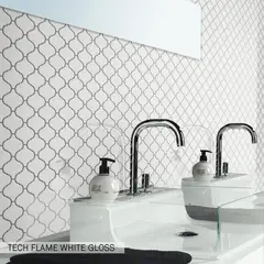 INTERMATEX - Malla Mosaico Flame White 28X24.6 cm
