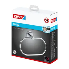 TESA - Accesorio de Baño Aro Toalla Adhesivo Smooz