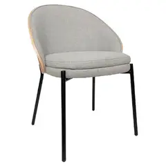 ZIYAZ - Silla de Comedor Perth Gris