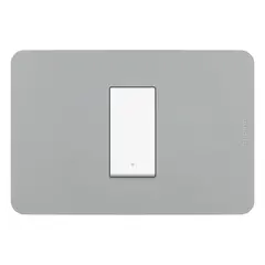 BTICINO - Pulsador Simple Matix GO Gris