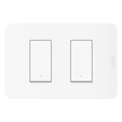 BTICINO - Interruptor Doble 3 Vias Matix GO Blanco