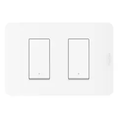 BTICINO - Interruptor Doble Blanco Matix GO Blanco