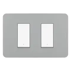 BTICINO - Interruptor Doble 3 Vias Matix GO Gris