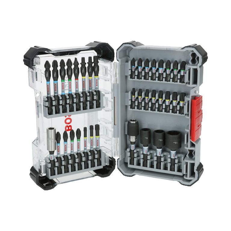 Kit de Puntas y Dados para Atornillar 36 Piezas Impact Control
