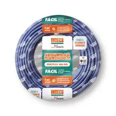 INDECO - Cable NH90 6mm x100m Azul