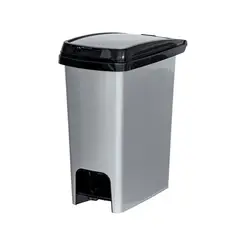 XIMESA - Papelera Polipropileno Metalizado 12.5 L