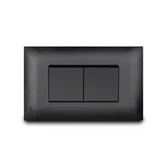 VETO - Interruptor Doble Vive Negro