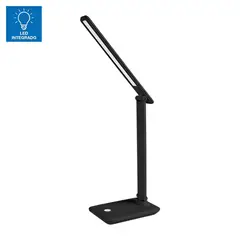 undefined - Lámpara de Escritorio LED Venus Negro