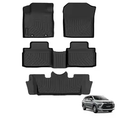 TECGO - Protector Cubre Piso 5D TPE TOYOTA AVANZA 3 FILAS 2022-2024