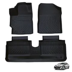TECGO - Protector Cubre Piso 5D TPE TOYOTA YARIS 2018-2020
