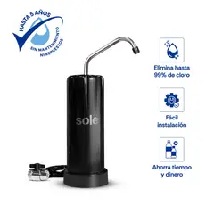 SOLE - Purificador de Agua Alcalinizador Prime Negro
