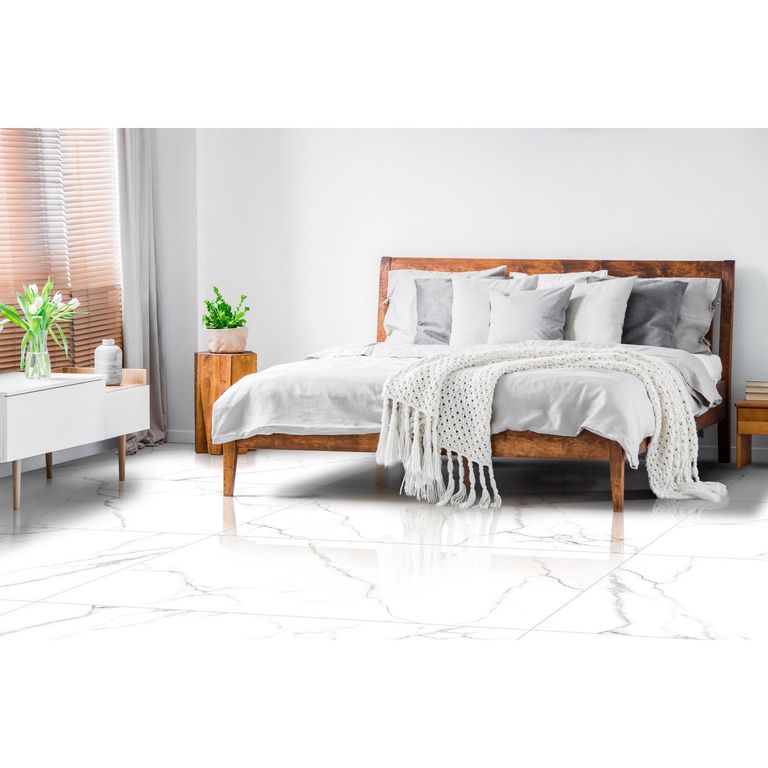 Porcelanato Blanco Marmol 80x160cm 2.56m2 Carrara
