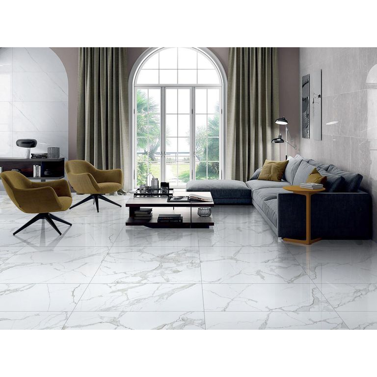 Porcelanato Blanco Marmol 60x120cm 2.88m2 Statuario