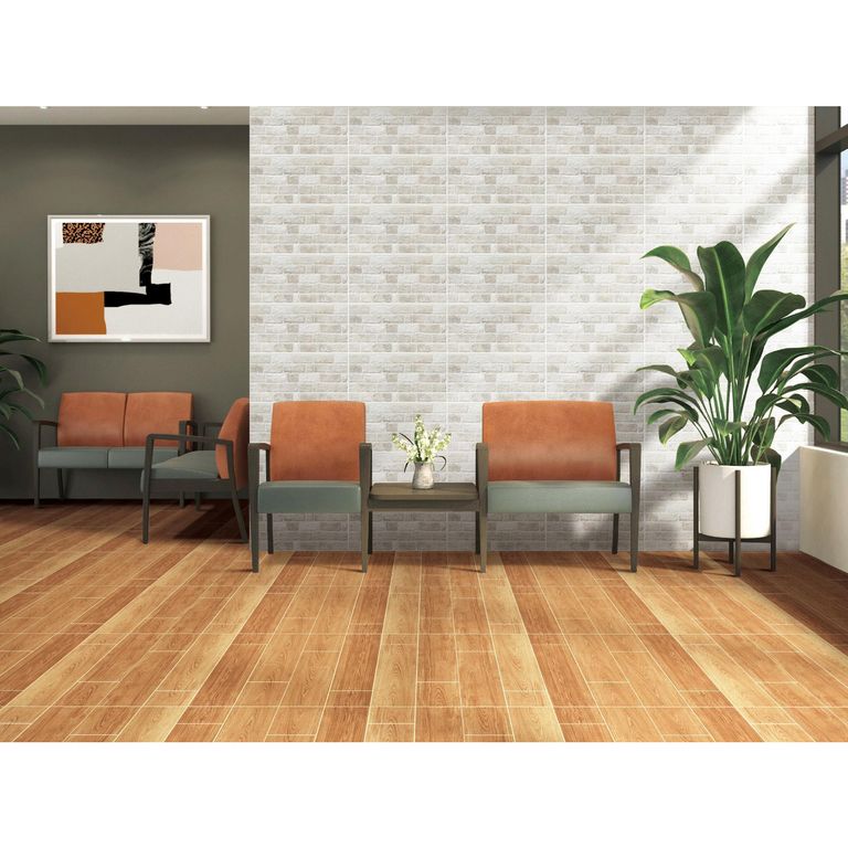 Cerámica Blanco Decorado 30x60cm 1.62m2 Tijolo