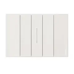 BTICINO - Interruptor Unipolar Simple 10AX Living Now Blanco