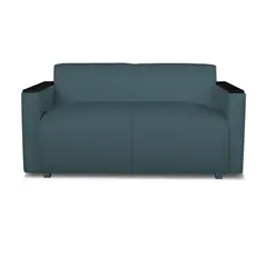 CASA BELLA - Sofá 2 Cuerpos Nepal Azul Acero