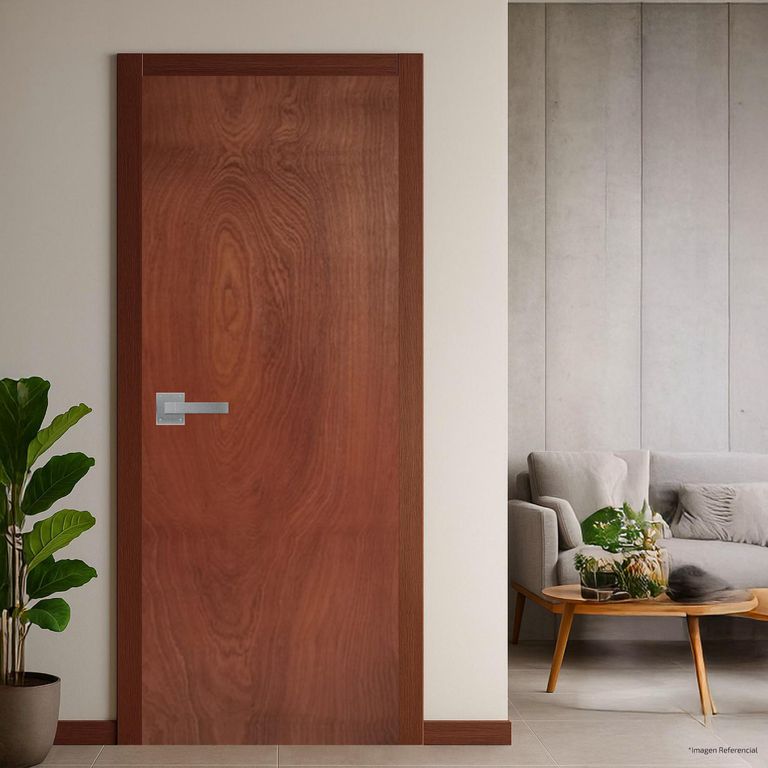 Puerta Carpintero Cedro Africano Barniz Básico
